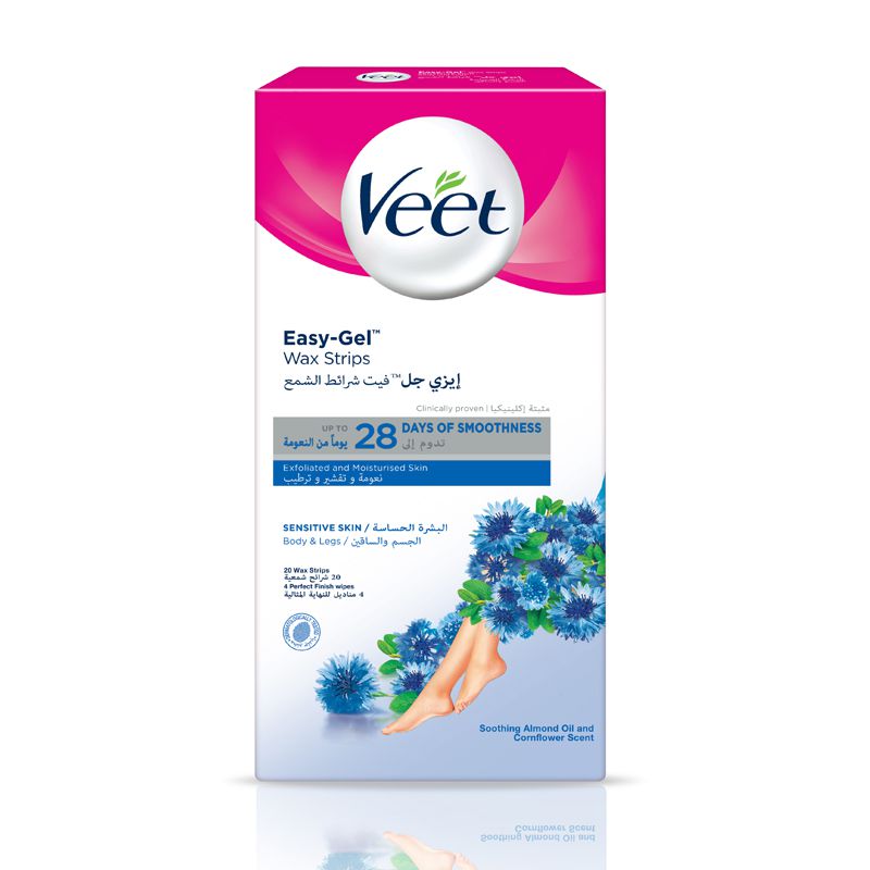 Veet Wax Strips Sensitive Skin 20s