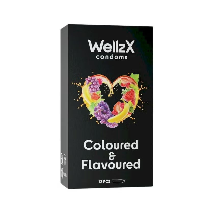 Wellzx Condoms Coloured & Flavoured