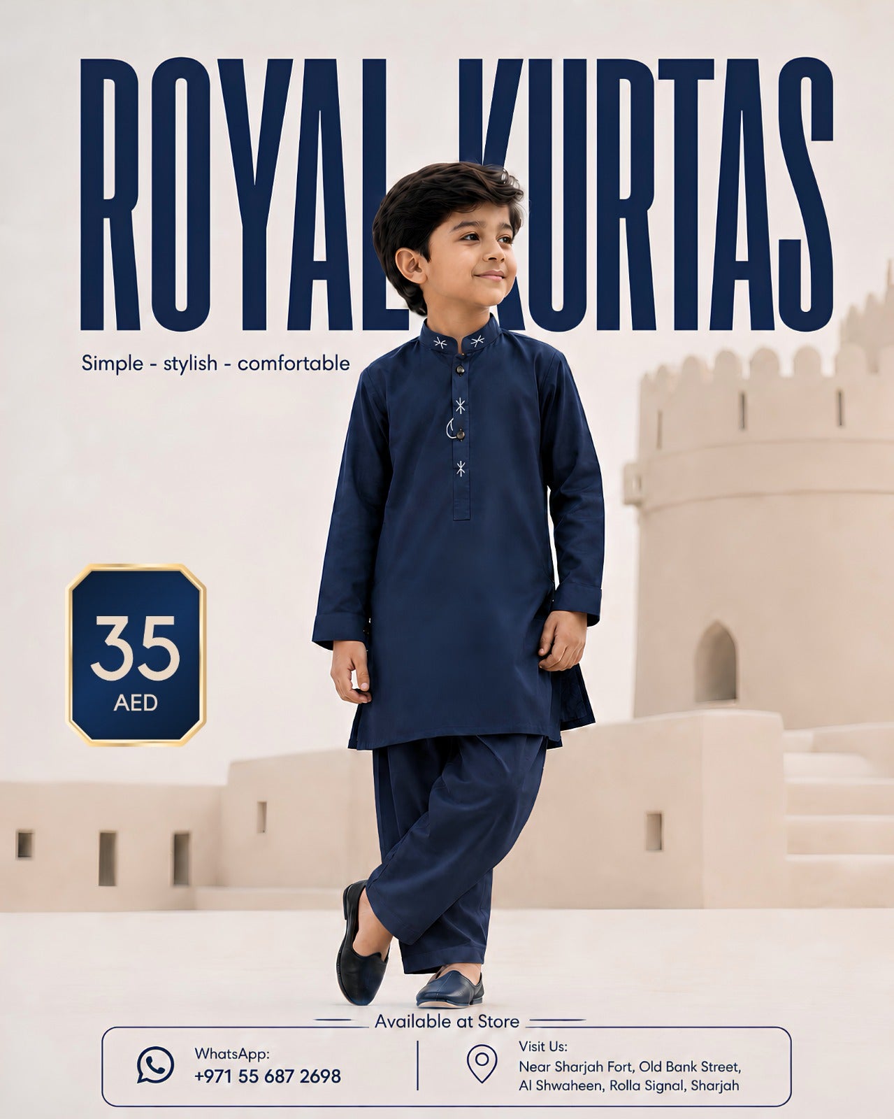 Premium Kids Fancy Cotton Shalwar Kameez Suit