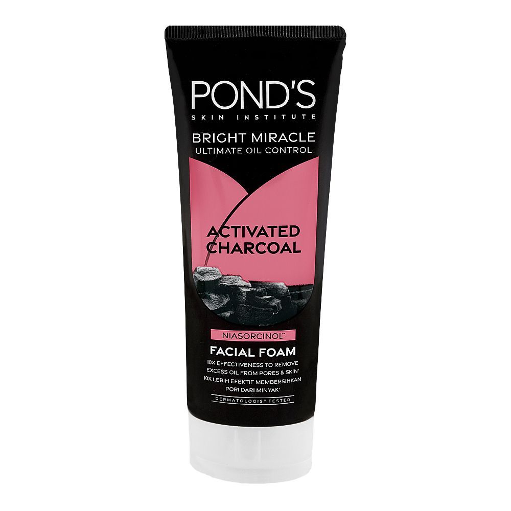 Pond's Bright Miracle Ultimate Oil Control Activated Charcoal Facial Foam - 100g