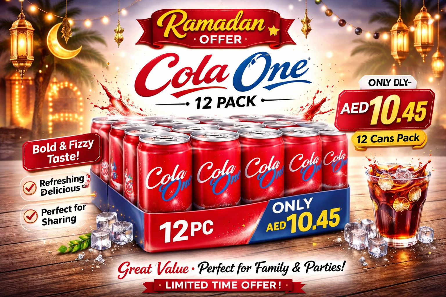 Cola One Soft Drink – 12 Pack