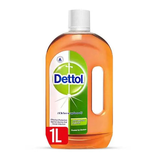 Dettol Antiseptic Liquid 1 Ltr X 2pes