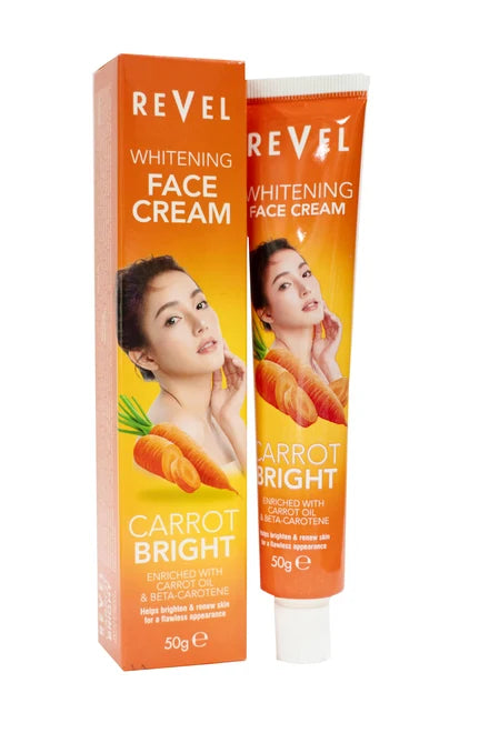 Revel Whitening Face Cream Carrot Bright - 50g