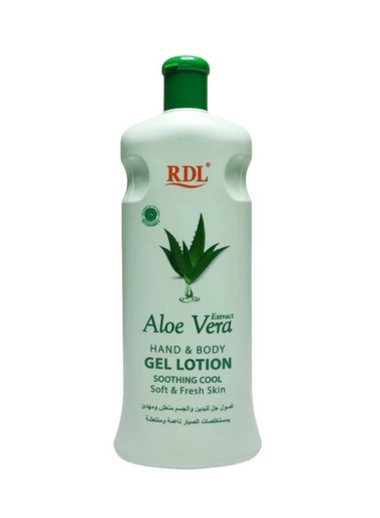 RDL Radiante De Luxe Extract Aloe Vera Hand & Body Gel Lotion - 600ml