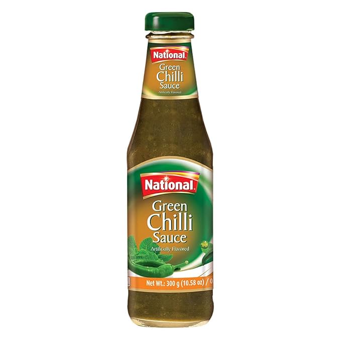 National Green Chilli Sauce 300 Gm