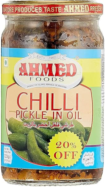 Ahmed Chilli Pickle In Oil 330 Gm