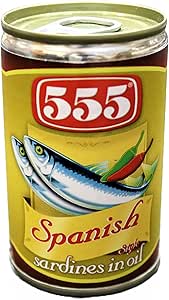 555 Sardines In Oil Soanish Style 155 Gm