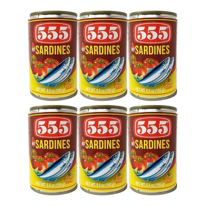 555 Sardine Tomato Sauce Hot 155 Gm