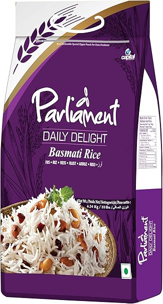 Parliament Daily Delight Basmati Rice 4.54 Kg