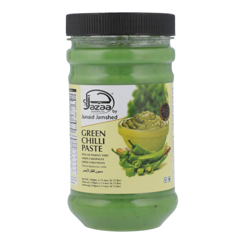 Jazaa Green Chilli Paste 330 Gm