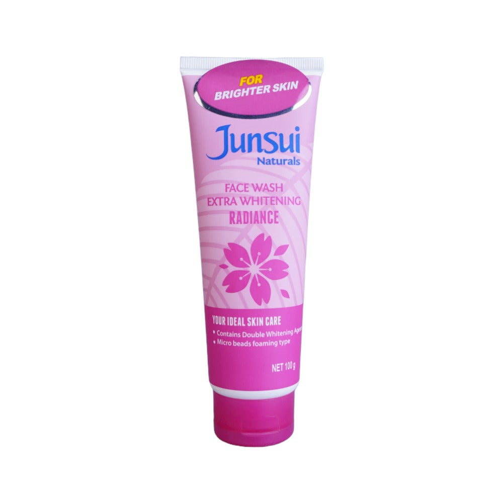 Junsui Naturals Extra Whitening Radiance Face Wash - 100g