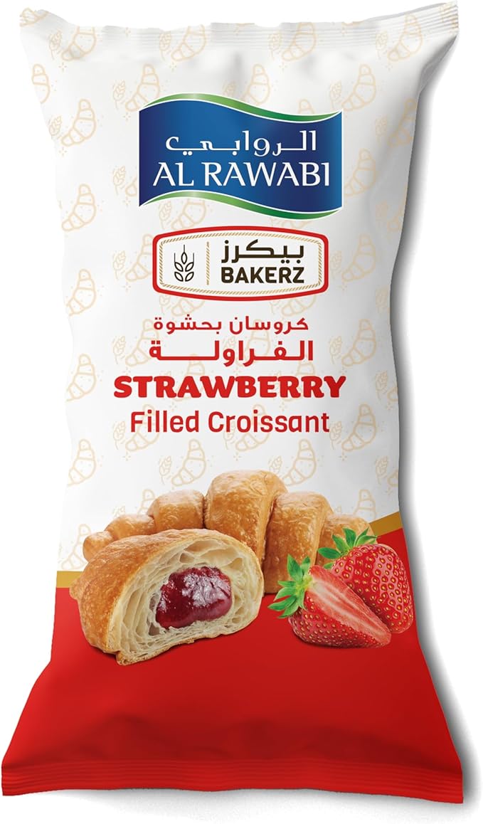 Al Rawabi Strawberry Croissant 55g