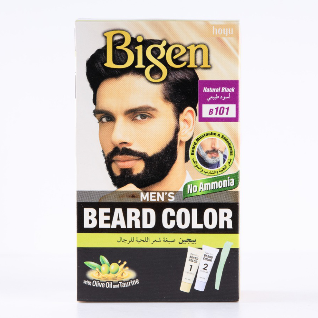Bigen Mens Beard Color Natural Black