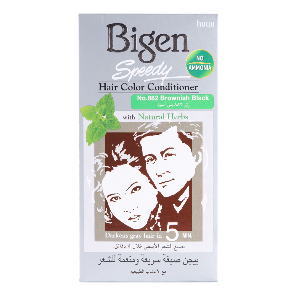 Bigen Speedy Hair Color Conditioner Brownish Black