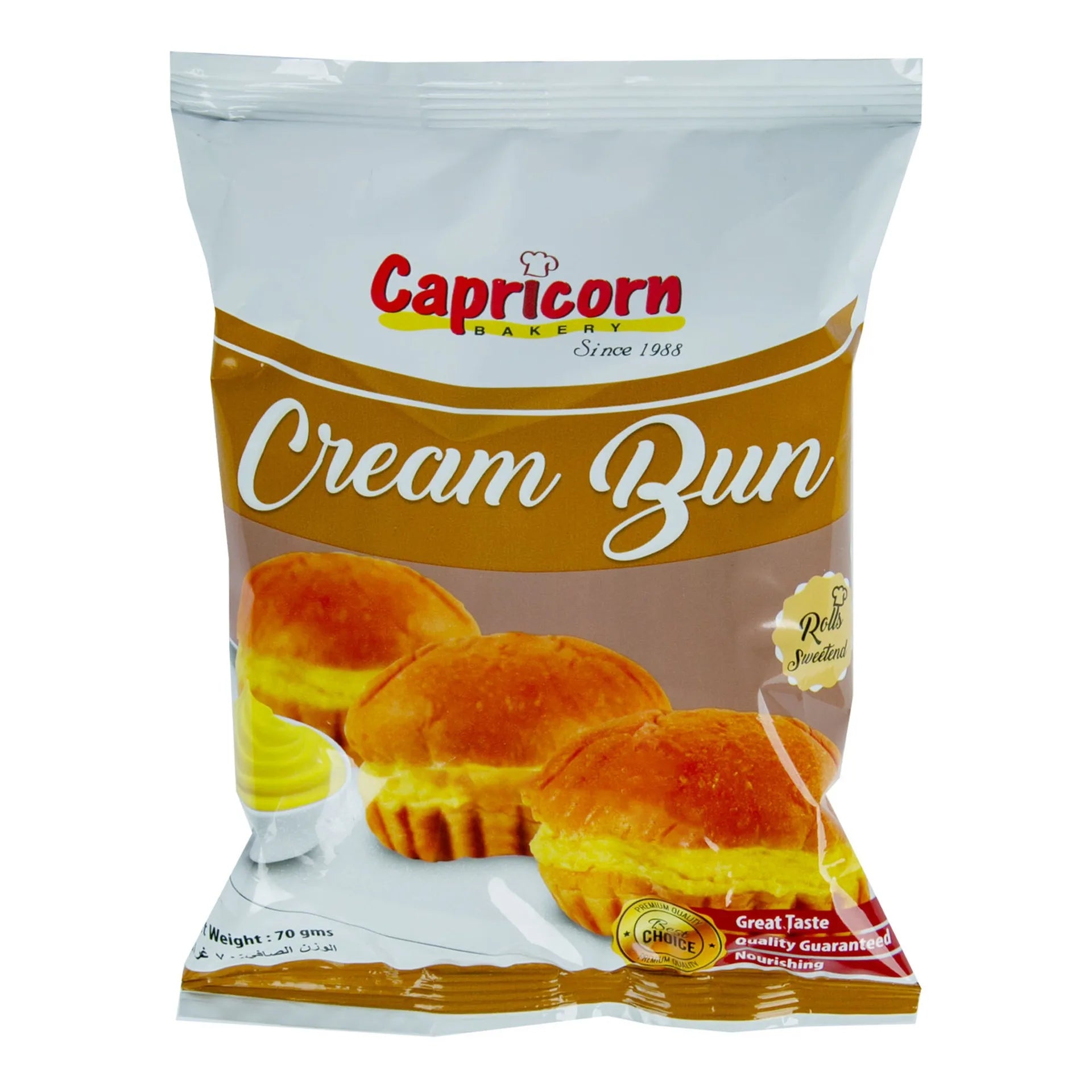Capricorn Cream Bun 70 Gm