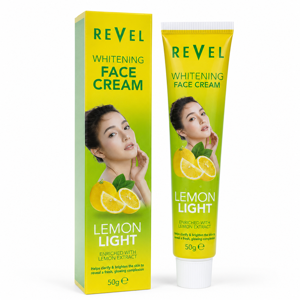 Revel Whitening Face Cream Lemon Light - 50g