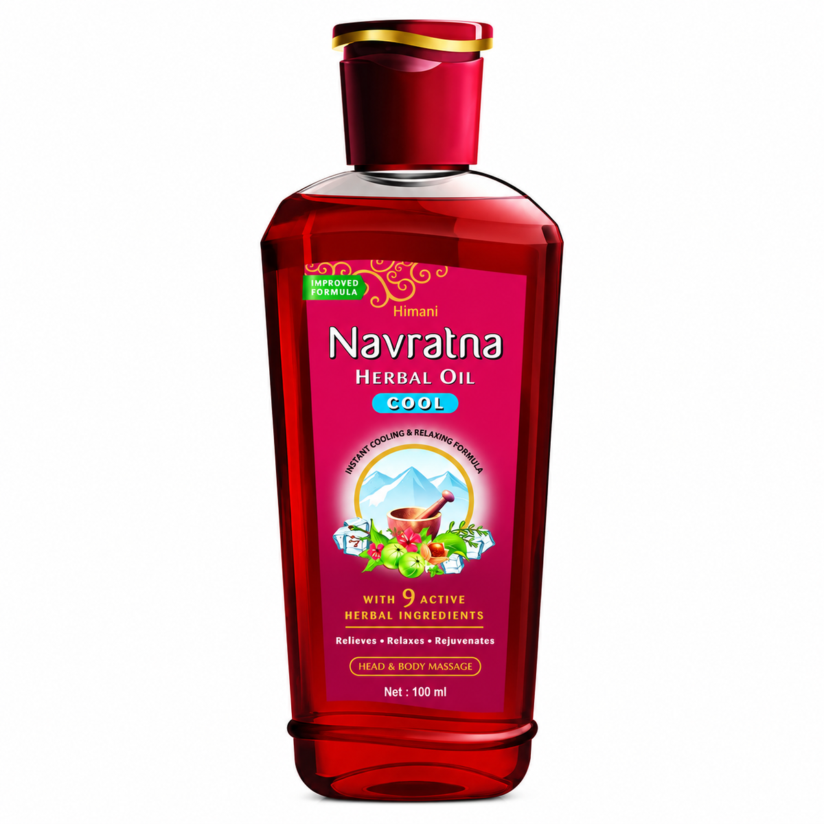 Himani Navratna Herbal Cool Oil (100ml)