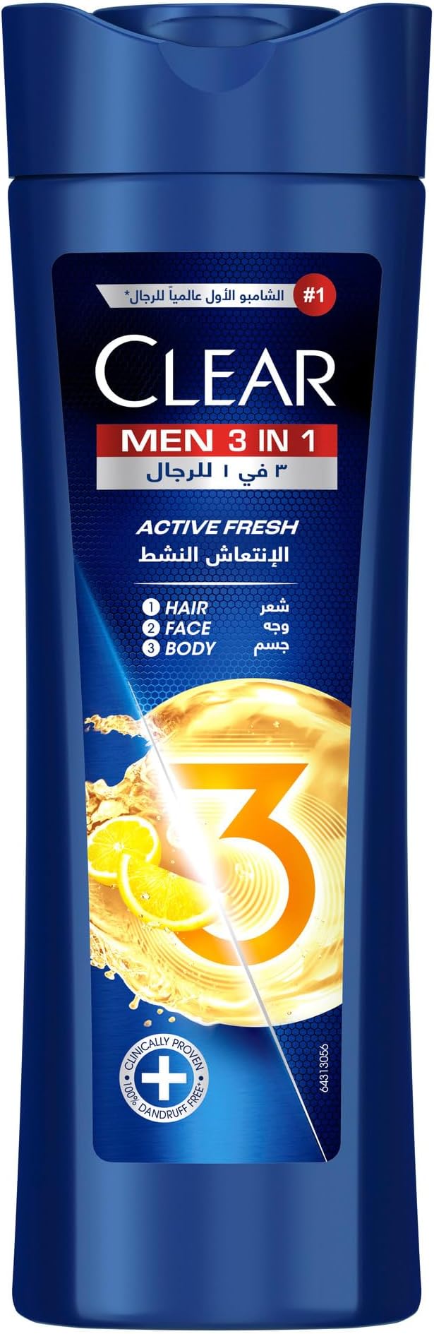 Clear Men Shampoo Body & Facewash 3in1 200ml