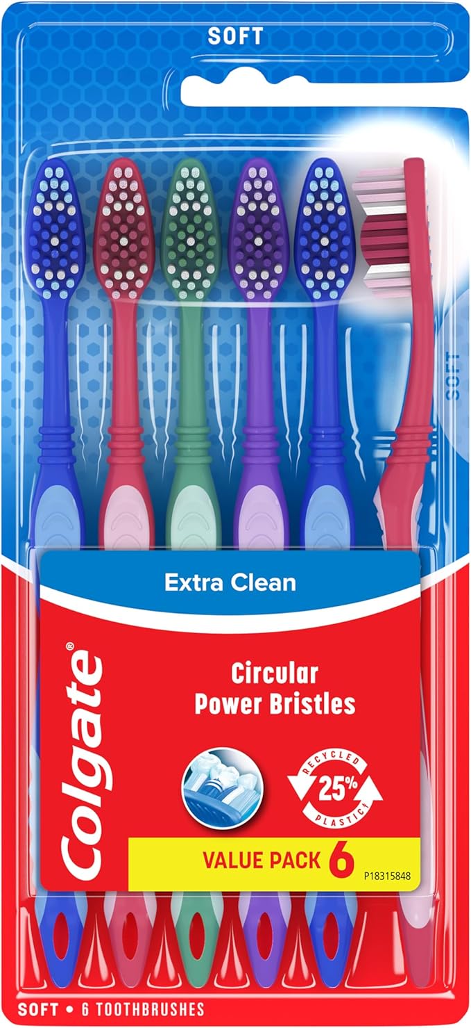 Colgate Extra Clean Teeth Brush 6pc Set