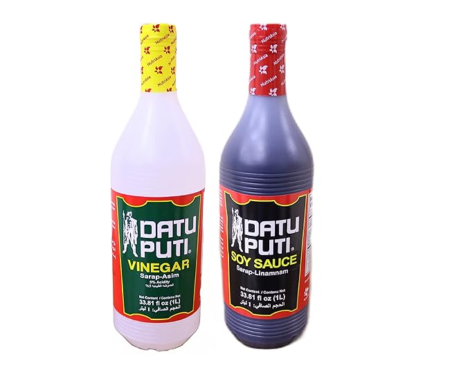 Datu Puti Soya Sauce 1 Ltr & Vinegar 1 Ltr
