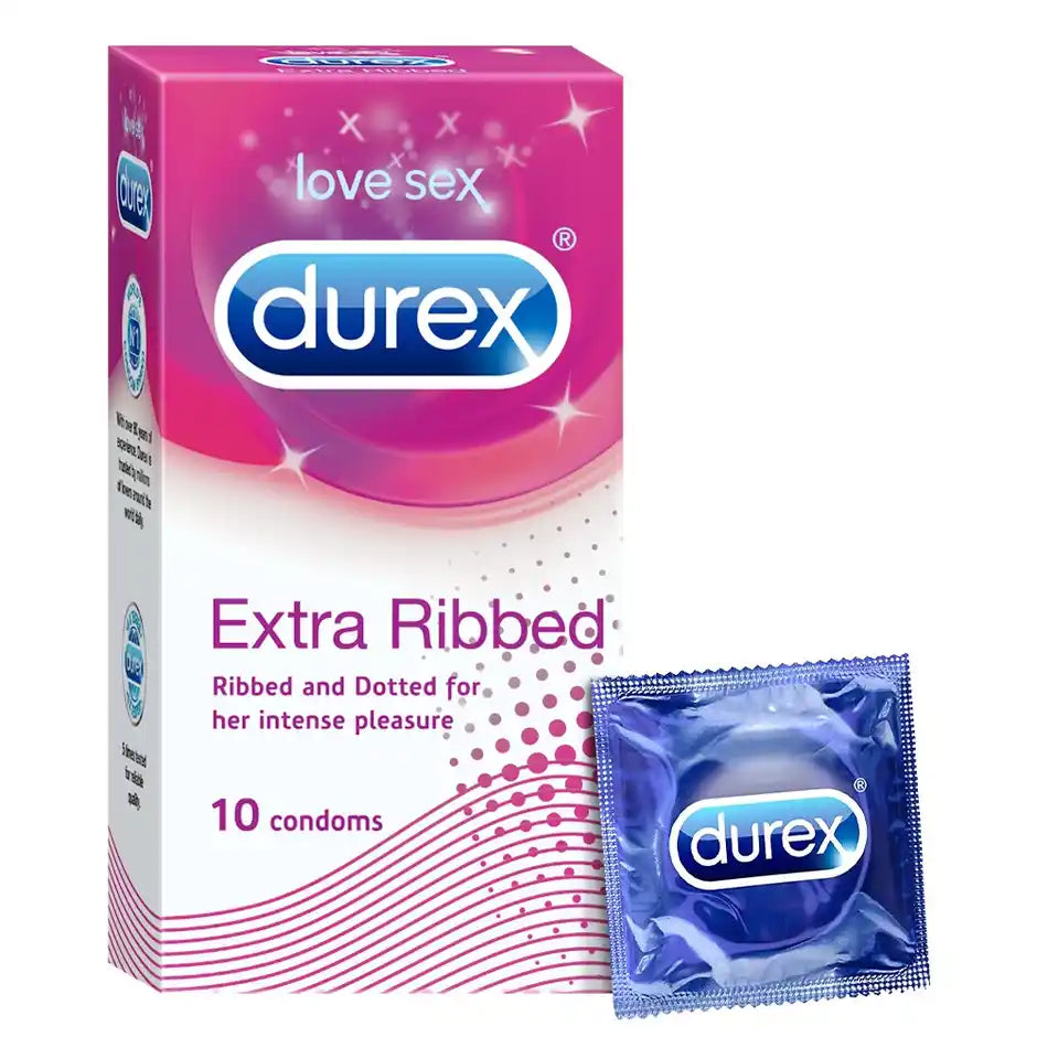 Durex Extra Ribbed Falvour 10pc