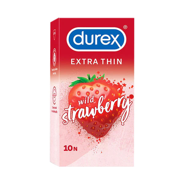 Durex Extra Thin Wild Strawberry 10 N
