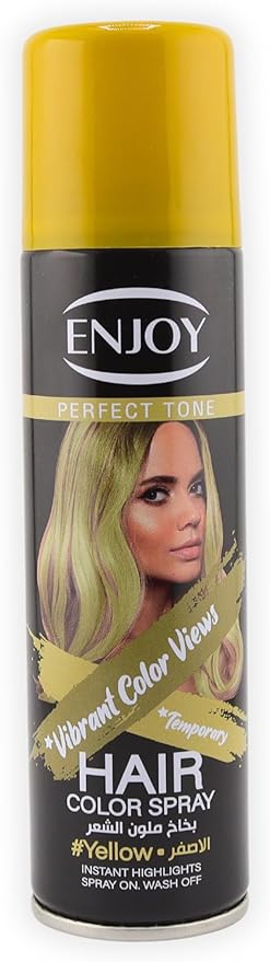 Enjoy Hair Colour Yellow Spray 150 Ml