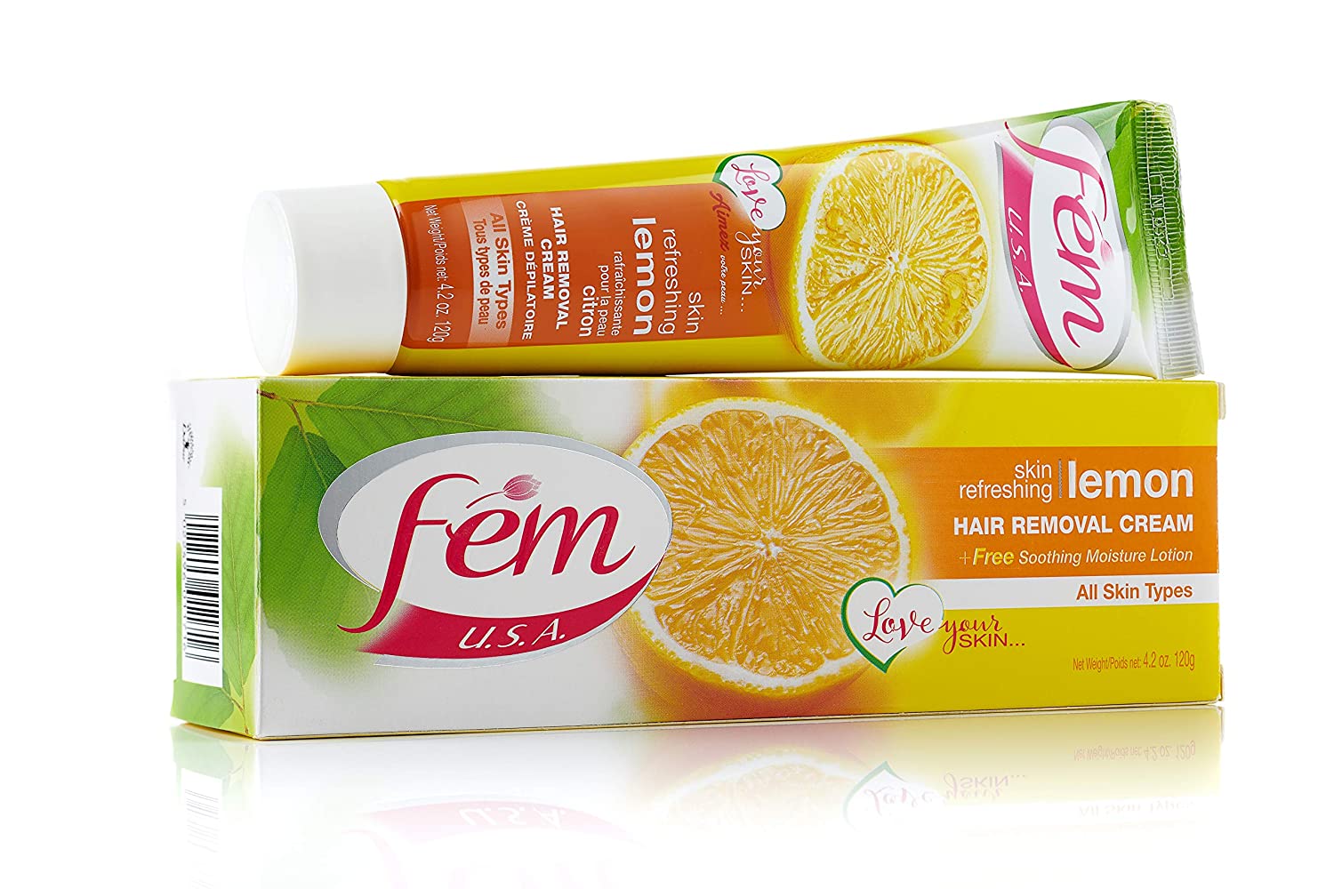 Fem Hair Removal Cream Lemon 120g