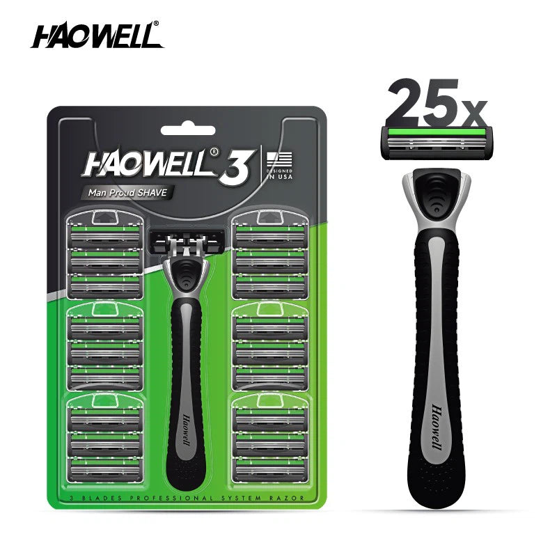 Haowell Men Razor +25blads