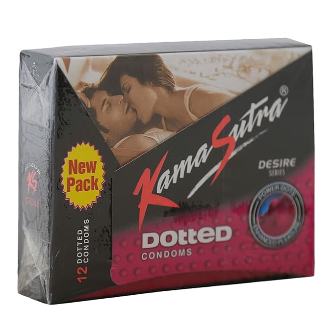 Kamasutra Dotted Condoms 12 Pcs