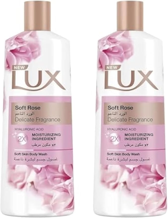 Lux Hw Soft Rose 500ml X2