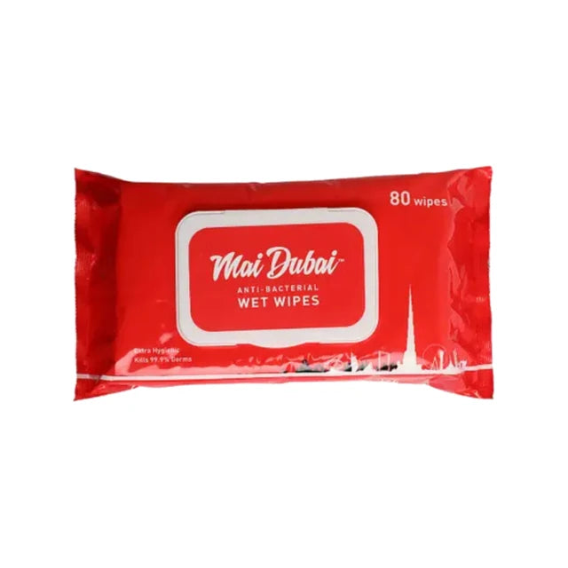 Mai Dubai Anti Bacterials  Wet 80 Wipes