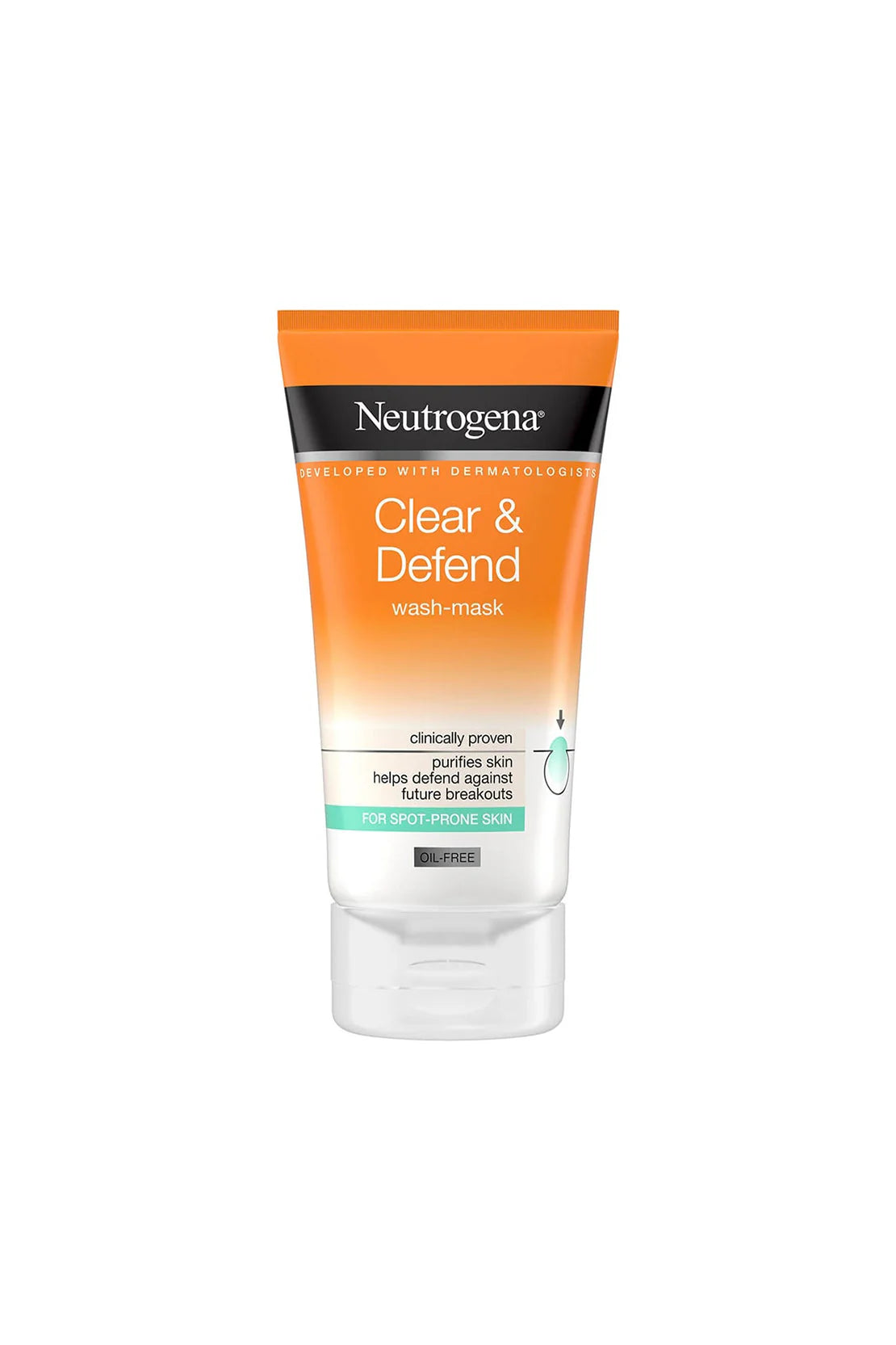 Neutrogena Clear & Defend Wash-Mask 150 Ml