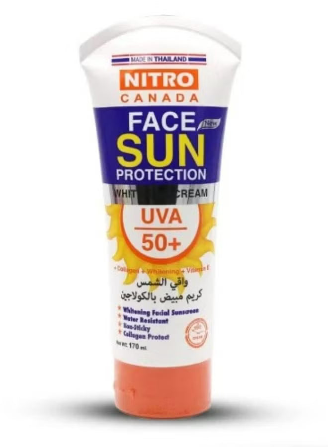 Nitro Canada Face Sun Protection Whitening Cream 170 Gm