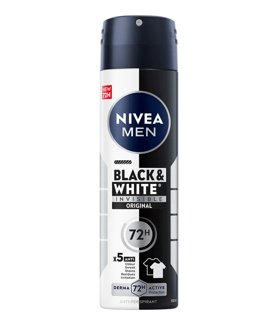 Nivea Men Black & White Invisible Original 150 Ml