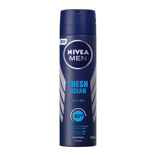 Nivea Men Fresh Ocean Quick Dry Body Spray 150ml