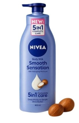 Nivea Smooth Sensation Body Milk 5in1 400ml