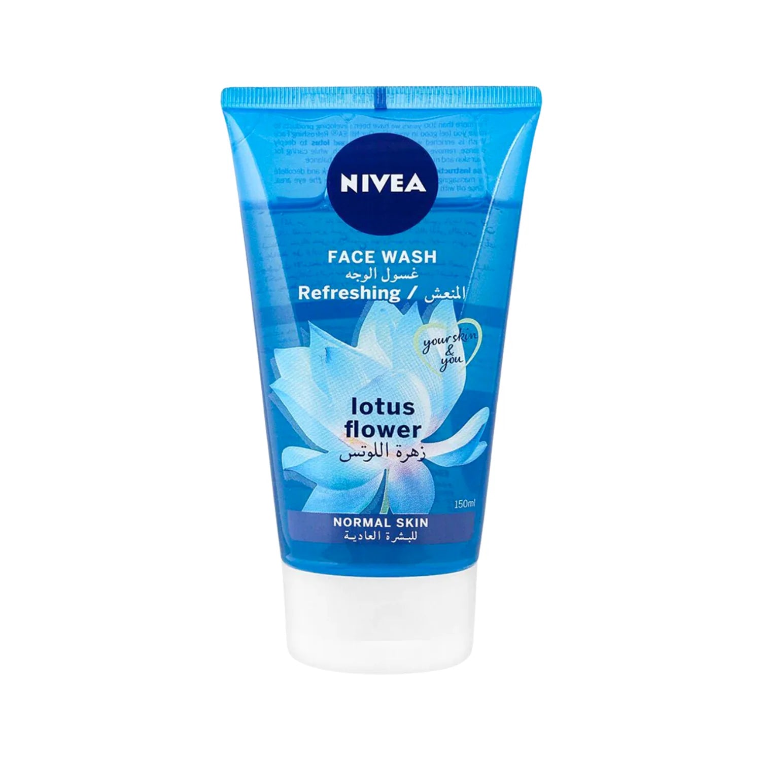 Nivea Wash Gel Refersheing Lotus 150 Ml