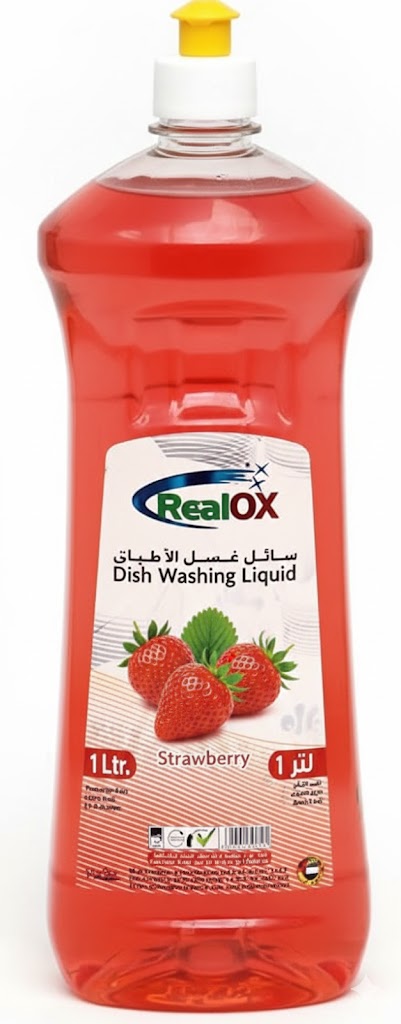 Realox Diswash Liquid Strawberry 1 Ltr