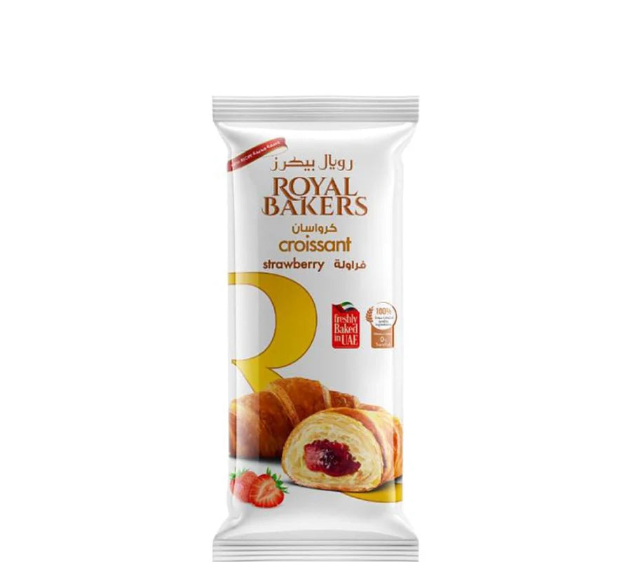 Royal Bakers Croissant Strawberry 65gm