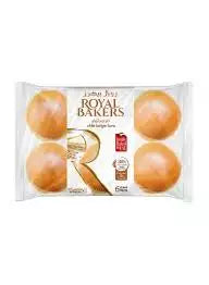 Royal Bakers White Burger Bun Plain 360gm