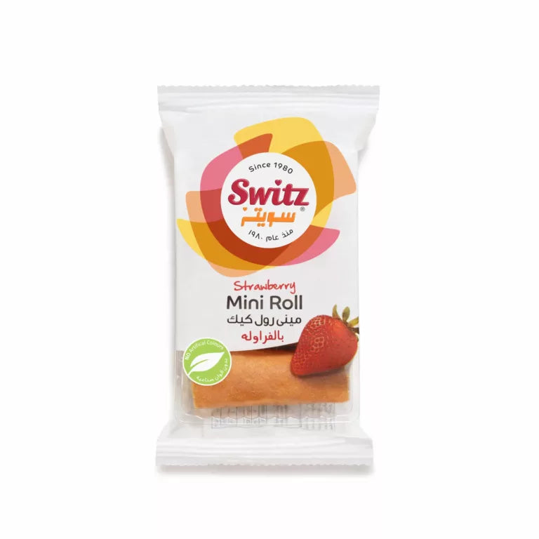 Switz Mini Roll Strawberry 69 Gm