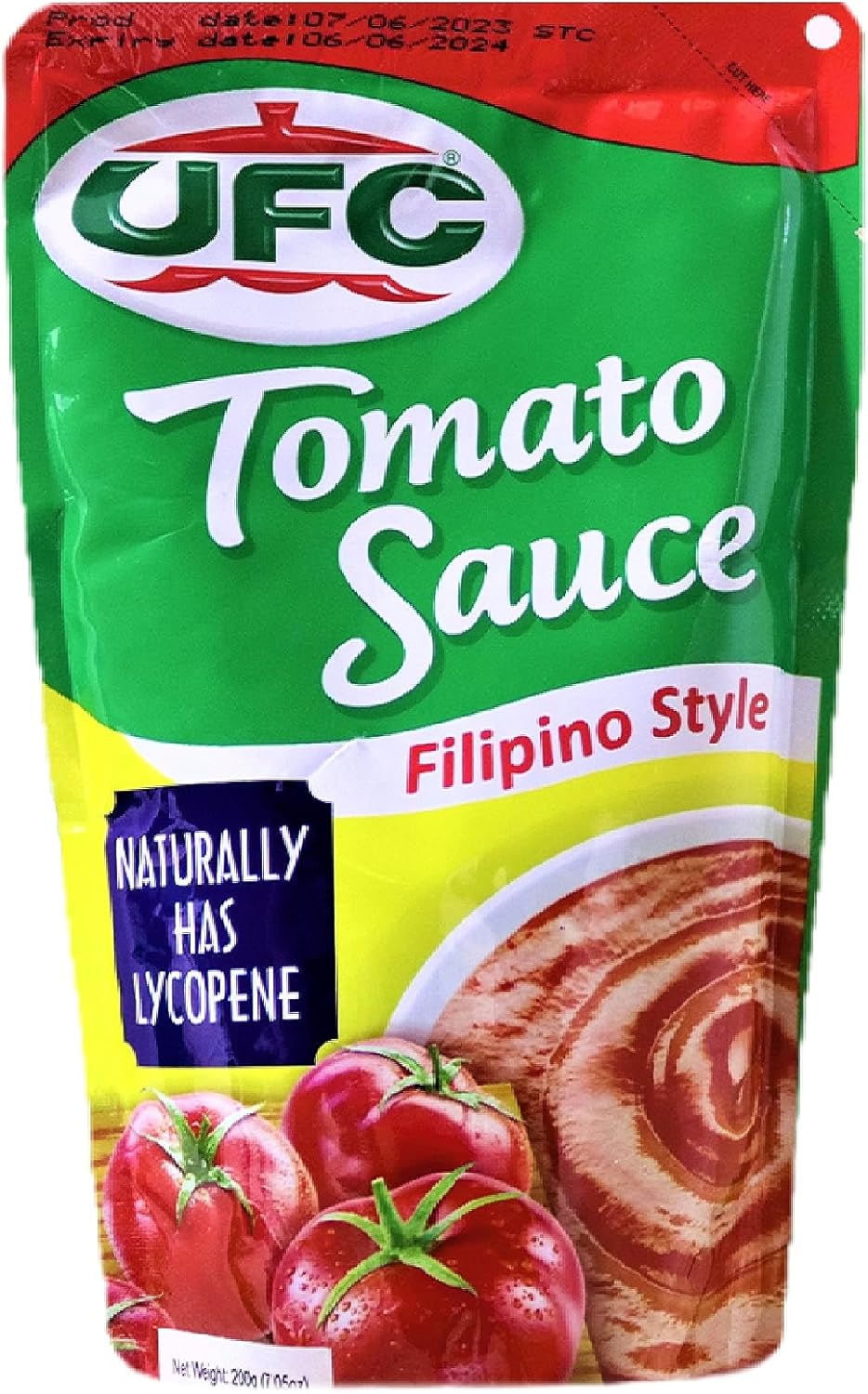 Ufc Tomato Sauce 200 Gm Sweet Filipino Blend
