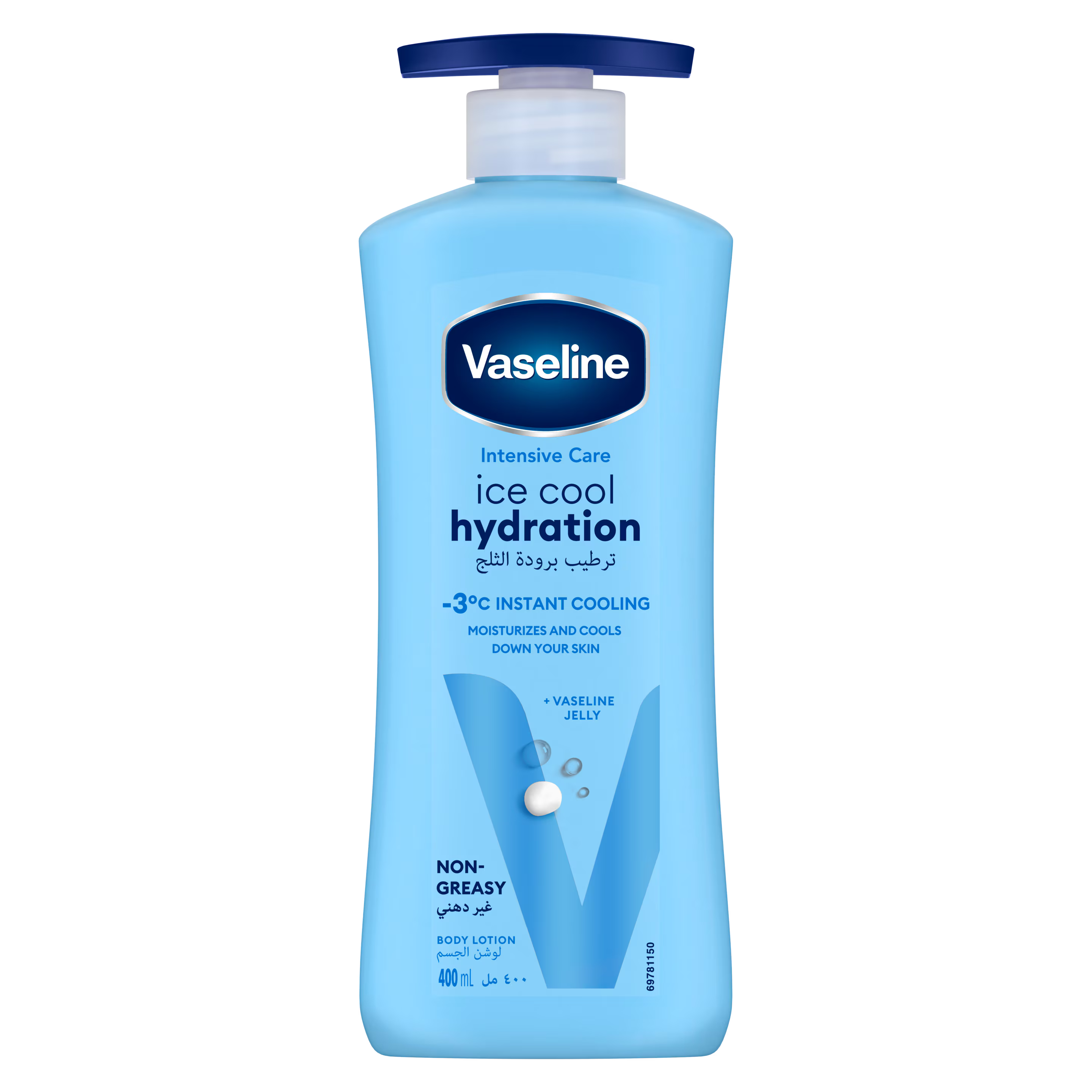 Vaseline Ltn Ice Cool Hydration Void 400 Ml