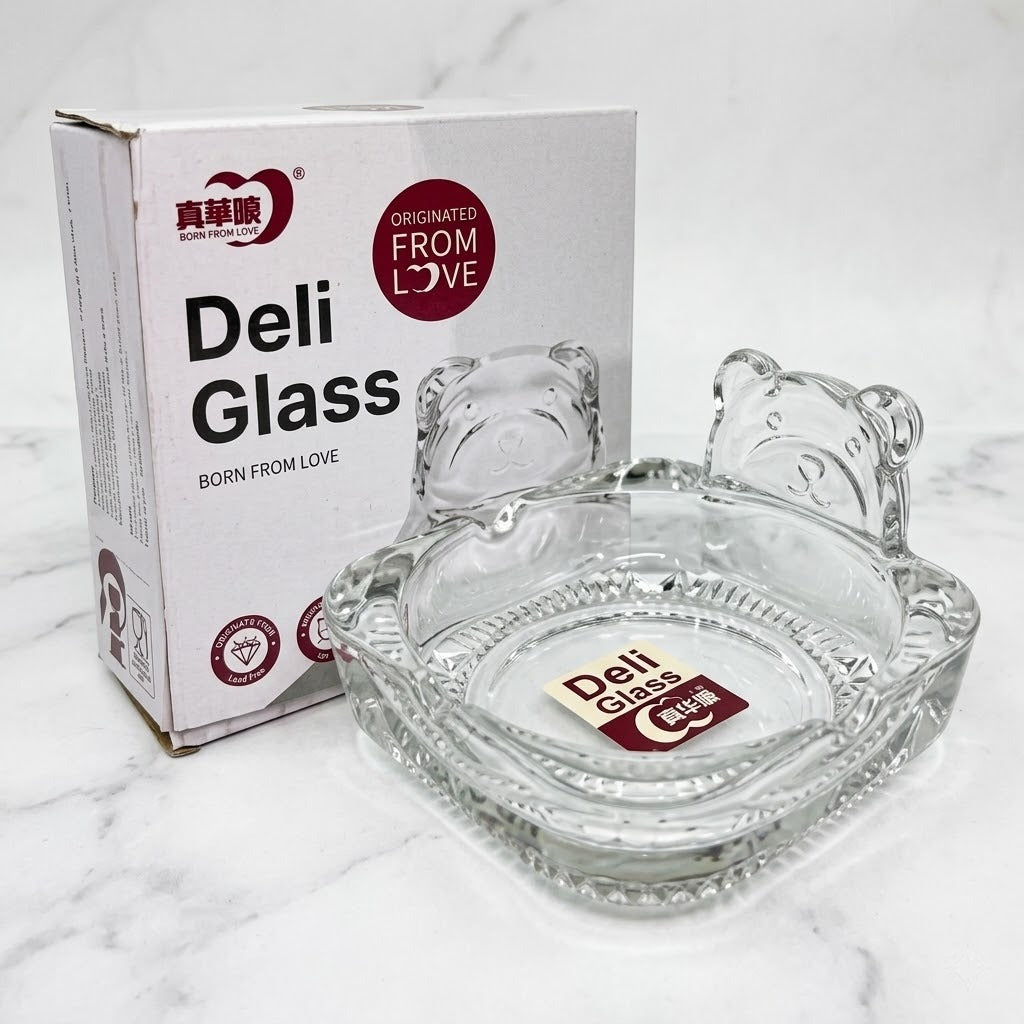 Deli Glass Ashtray – 5 Pieces