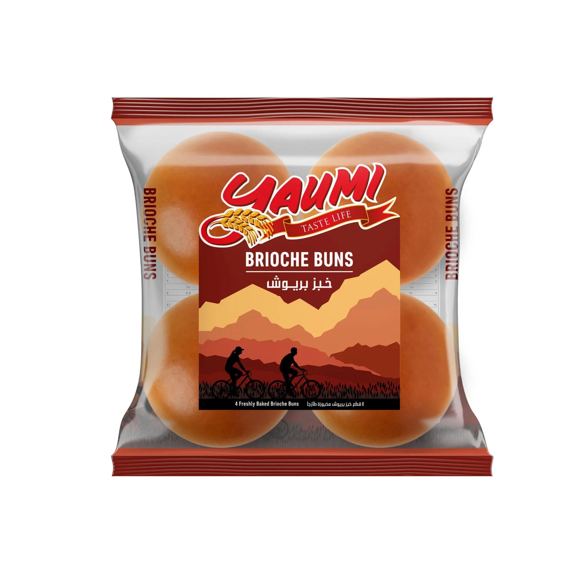 Yaumi Brioche Buns 4 Pcs