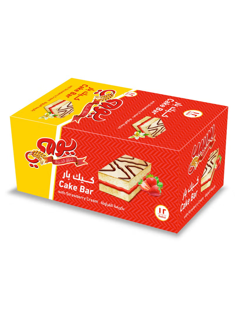 Yaumi Cake Bar With Strawberry Cream 22 Gm