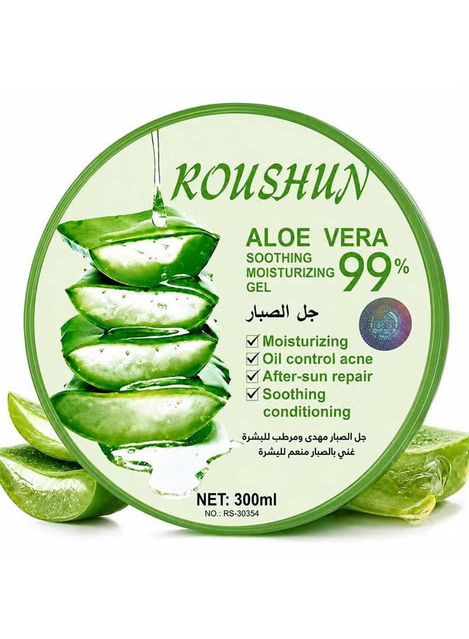 Roushun 99% Aloe Vera Soothing & Moisturizing Gel - 300ml