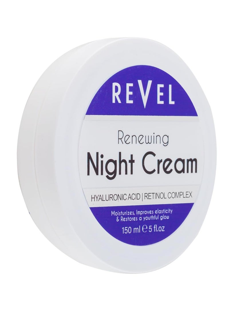 Revel Renewing Night Cream Hyaluronic Acid & Retinol Complex - 150ml